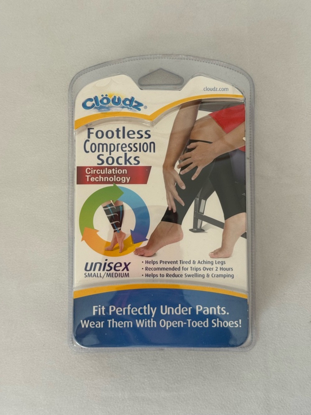 Cloudz Footless Compression Socks Black